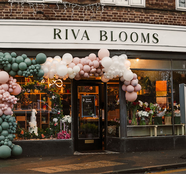Riva Blooms flower shop interior