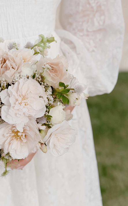Corporate event floral arrangement